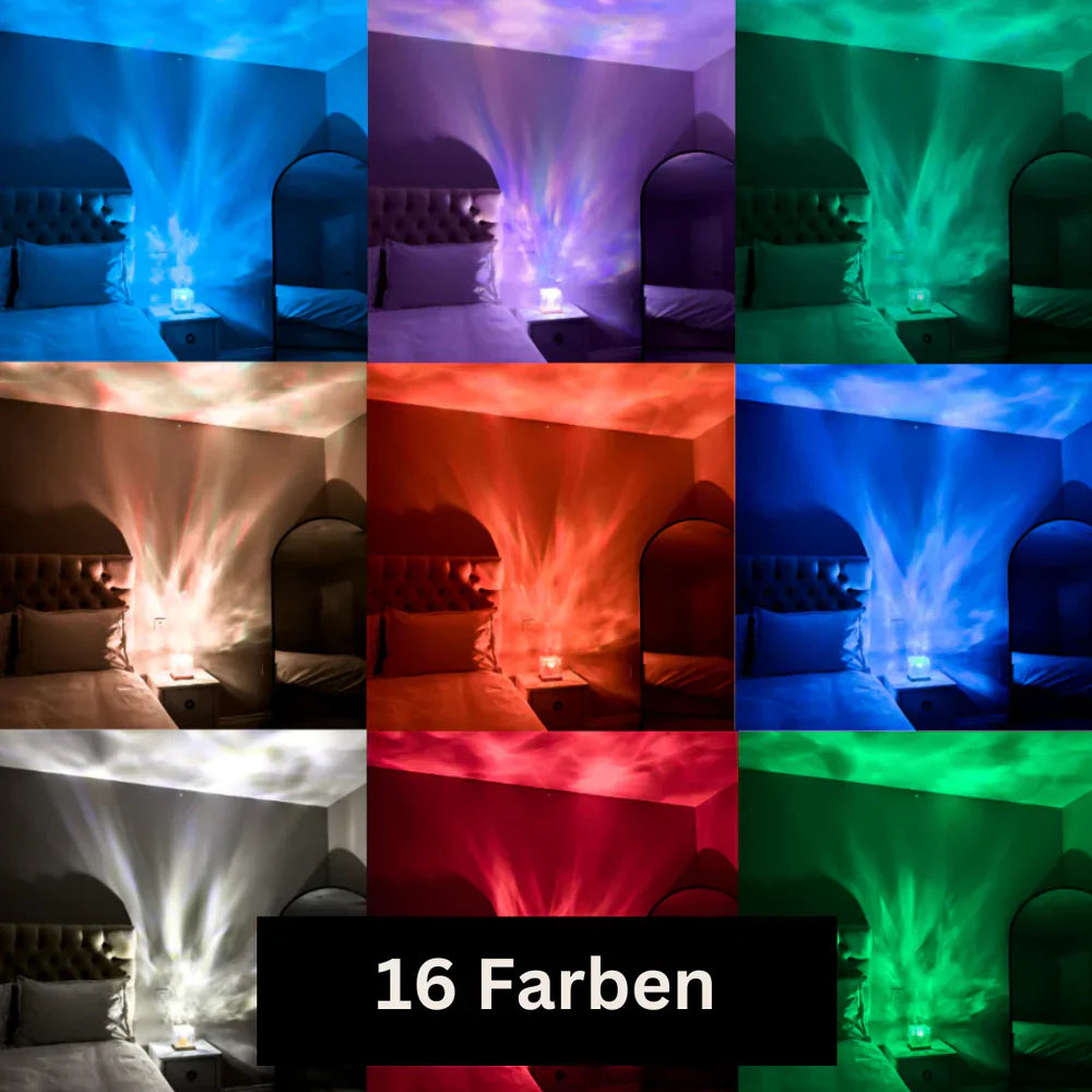 Lampada da tavolo LED multicolore con telecomando e 16 colori – luminosità regolabile e modalità dissolvenza per illuminazione d'atmosfera