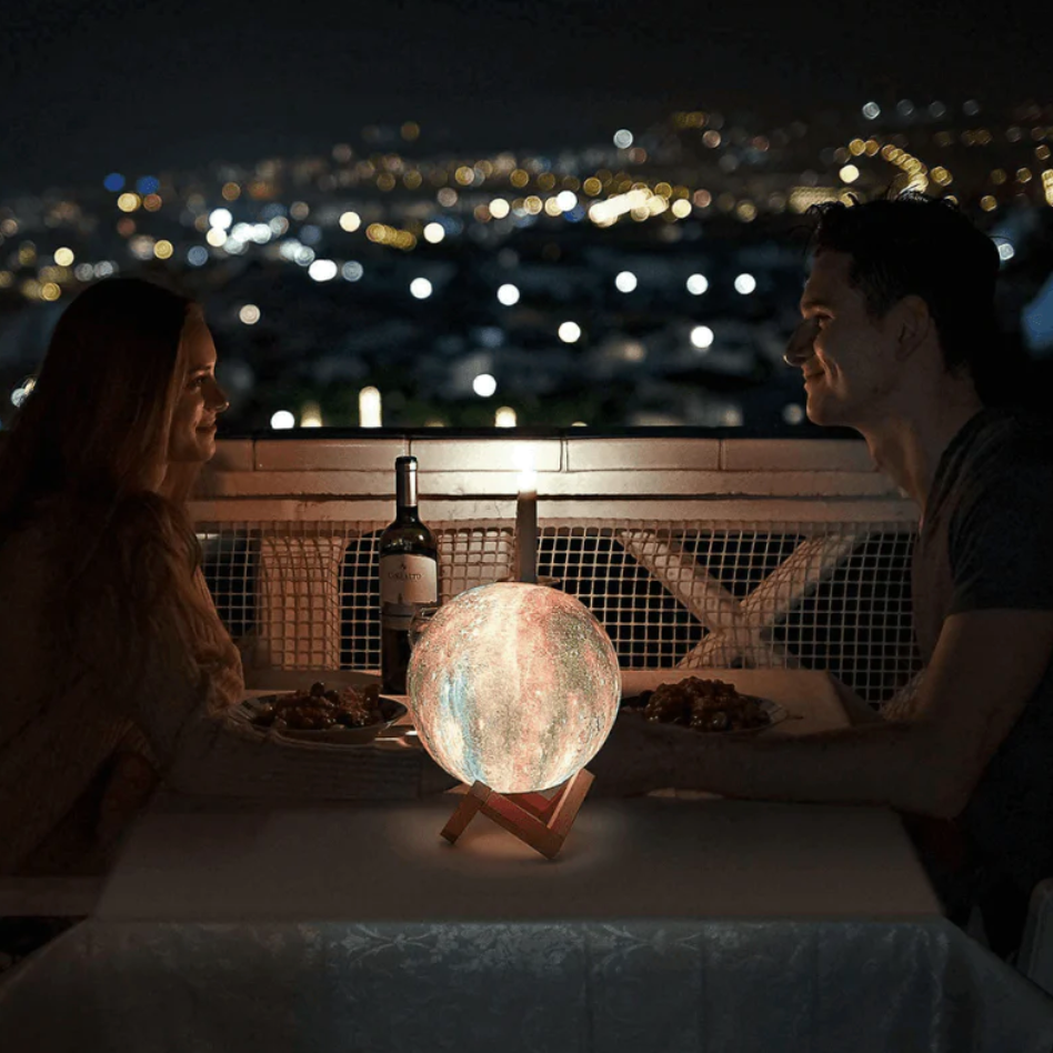 Lampada da notte con design a stelle e controllo touch – Lampada da notte LED ricaricabile per camera da letto e cameretta bambini