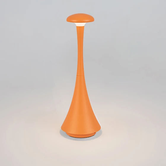 Oplaadbare Dimbare Tafellamp – Draadloze Aluminium en Acryl Lamp voor Slaapkamer en Kantoor, Warm Wit Licht