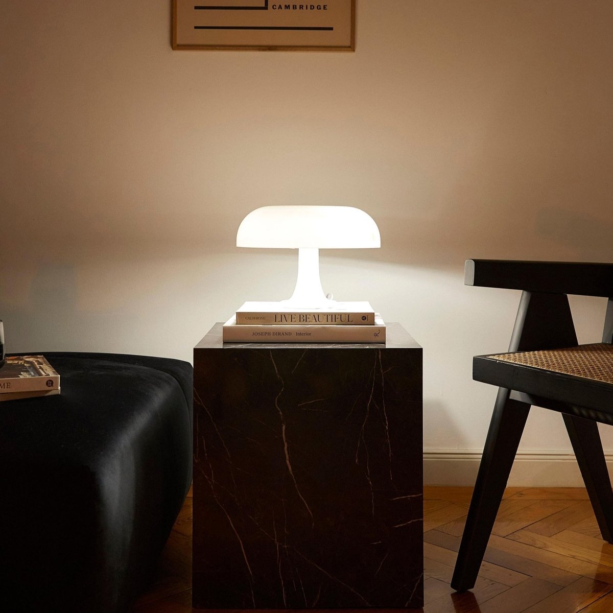 Paddenstoel Lamp Retro – Italiaans Design met Warm Licht en Duurzame Materialen