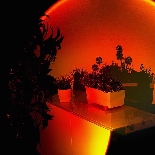Lampada Tramonto con 13 Modalità di Luce e Testa Girevole a 360° – Illuminazione LED a Risparmio Energetico