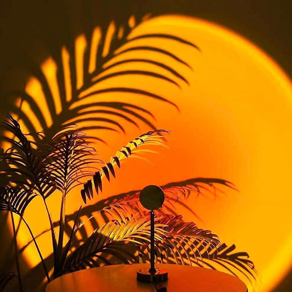 Lampada Tramonto con 13 Modalità di Luce e Testa Girevole a 360° – Illuminazione LED a Risparmio Energetico