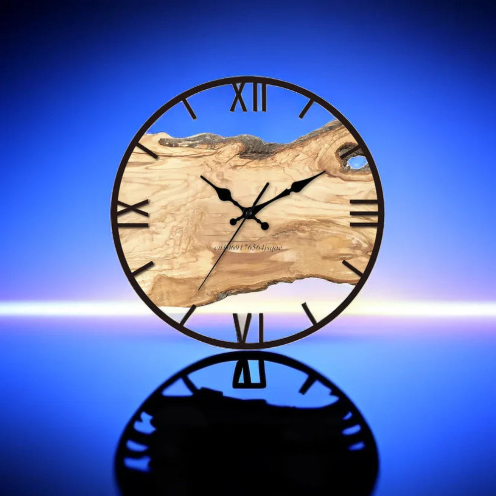 Orologio da parete acrilico trasparente 30 cm – Design moderno minimalista per soggiorno e ufficio