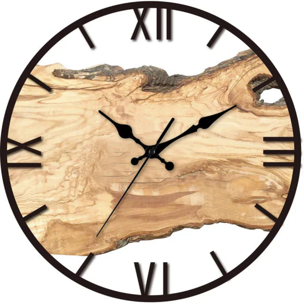 Orologio da parete acrilico trasparente 30 cm – Design moderno minimalista per soggiorno e ufficio