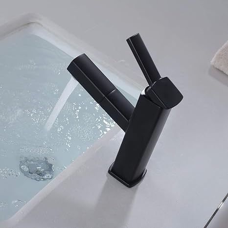 Rubinetto da bagno estraibile a una mano con beccuccio girevole – design moderno e funzionale