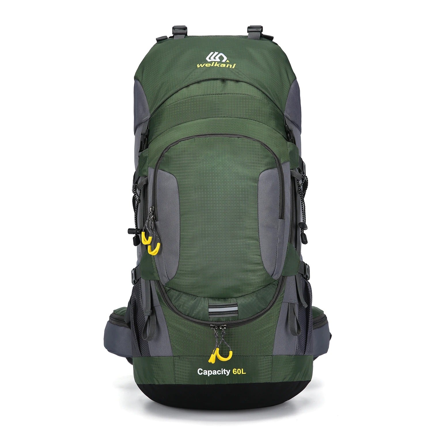 Zaino da 60L impermeabile per esterni – Ampio zaino in nylon con scomparti organizzati