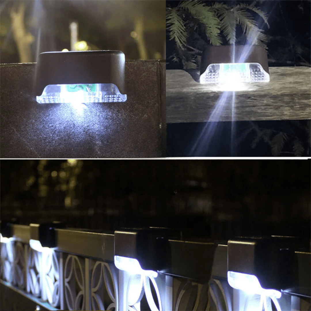Lampade solari autoadesive per illuminazione da giardino – Resistente alle intemperie e a basso consumo energetico