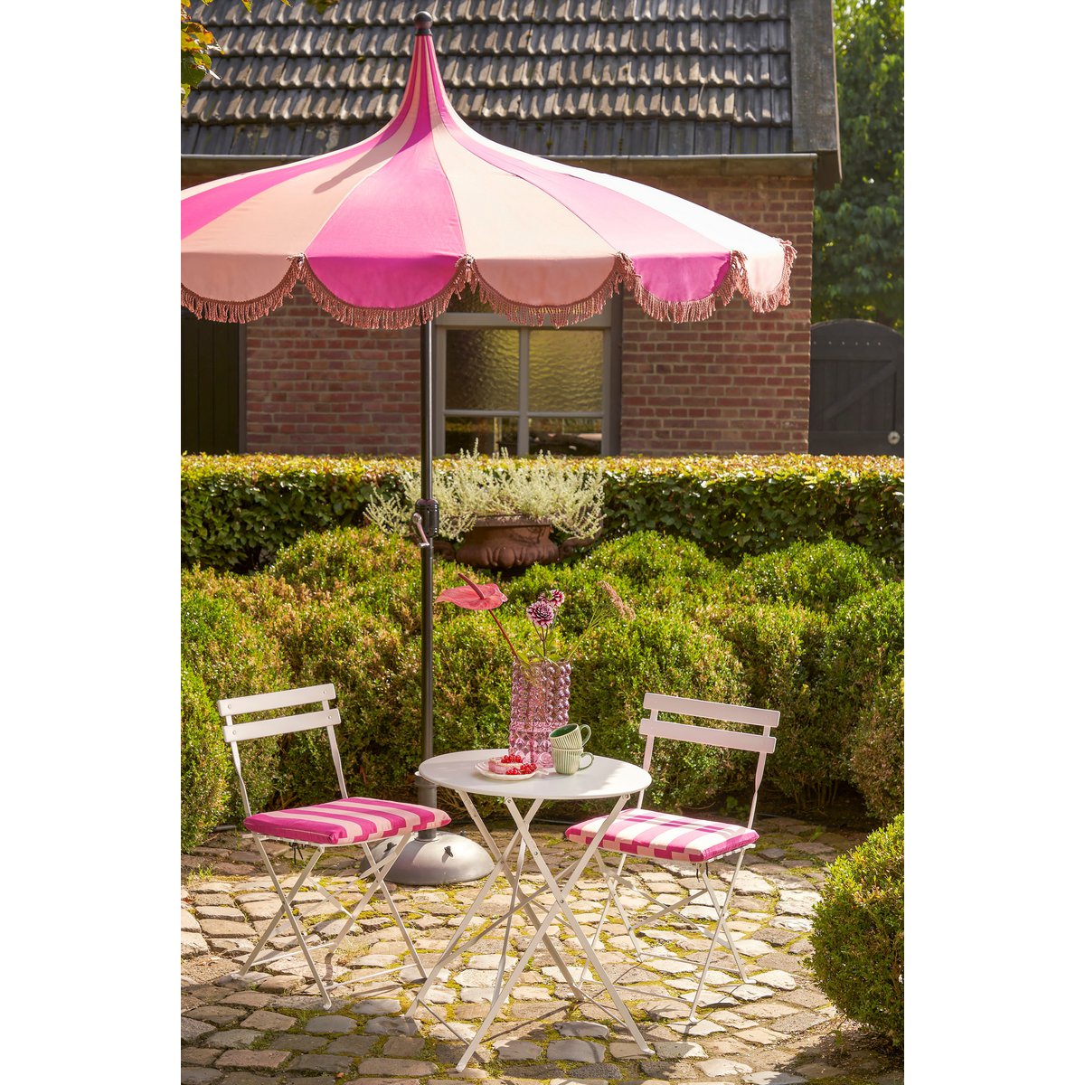 Rissy Parasol - H238 x Ø220 cm - Roze