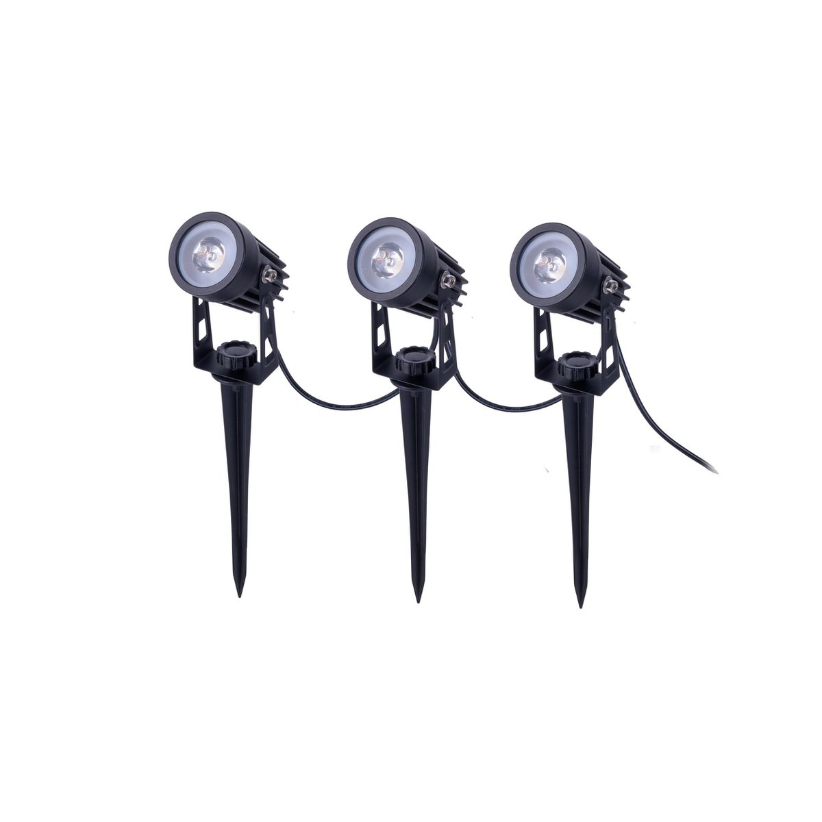 Solar LED Tuinverlichting Met Sensor Set 3 Lampen