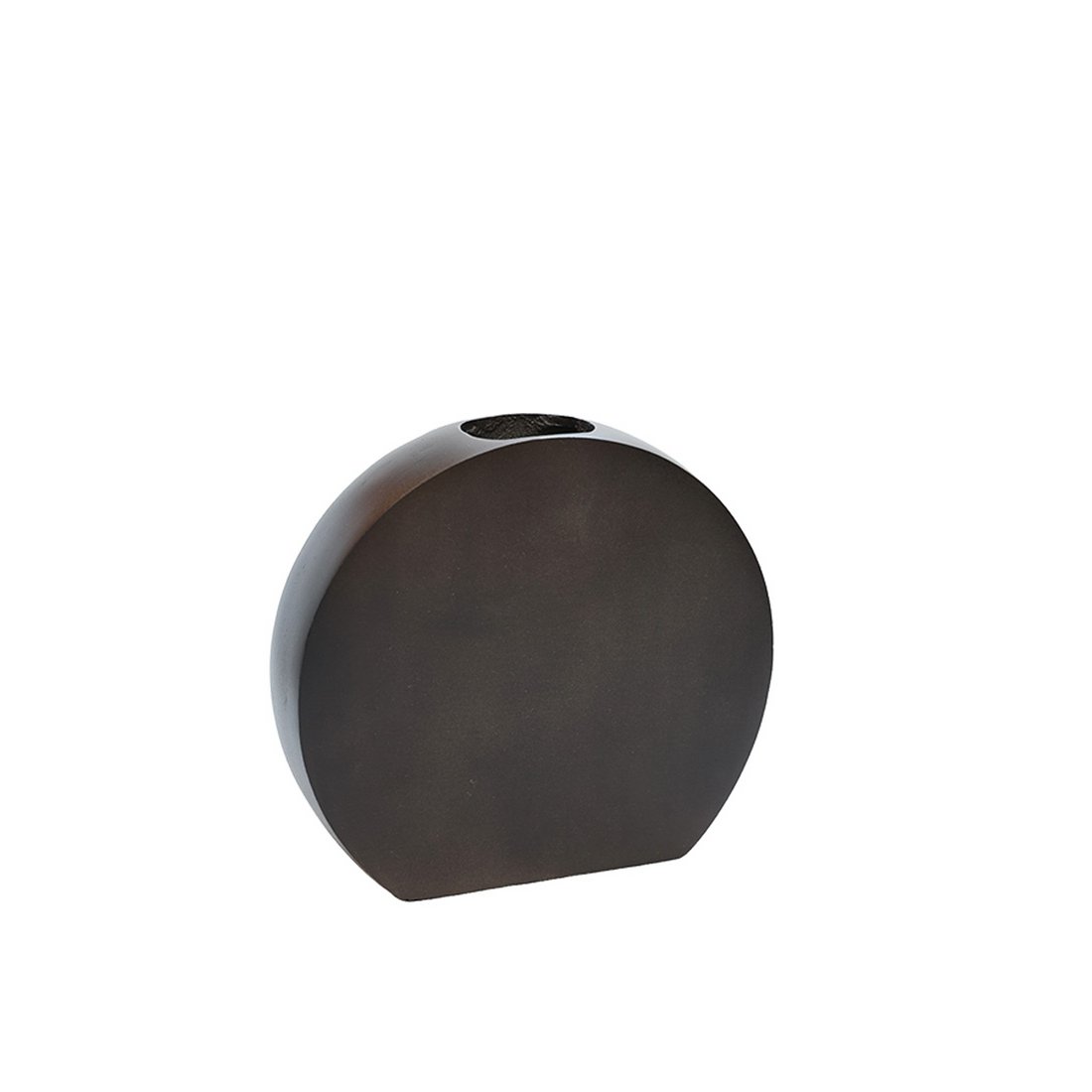Ovalle L bronzen woonaccessoire – decoratief stalen object 20x20 cm – luxe metalen decor – Vase The World