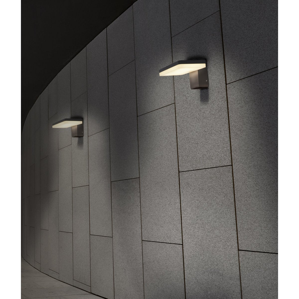 LED buitenmuurlamp Clair antraciet – moderne wandlamp IP65 – 1000 lumen – geïntegreerde LED – voor tuin en terras