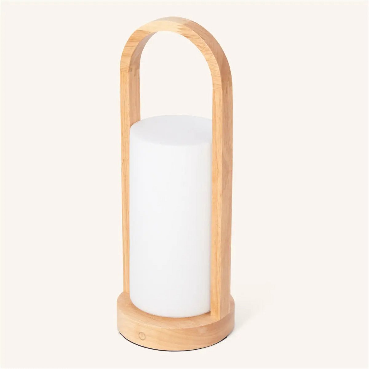 Evie lampada da tavolo in legno ricaricabile color marrone chiaro – dimmerabile, senza fili e design sostenibile, perfetta per ogni stanza