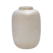 Artic Sparkle Gold vaas – Gouden glazen vaas met glinstereffect | Mondgeblazen design van Vase The World