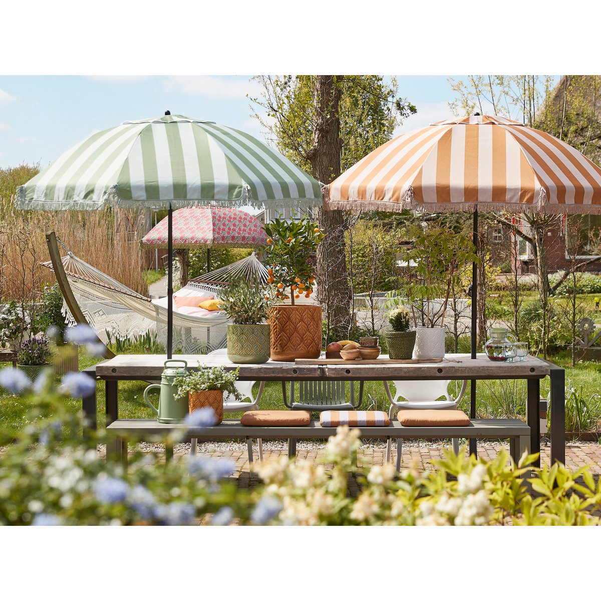 Osborn Parasol - H238 x Ø220 cm - Oranje