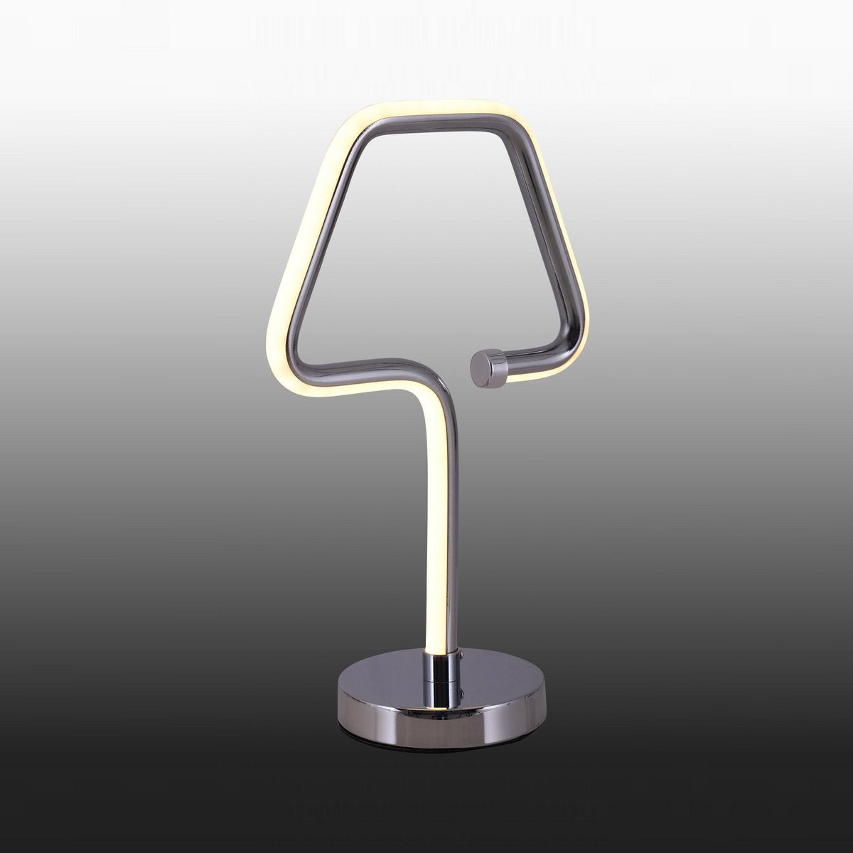 Lampada da tavolo a LED "Loop Line" cromo alta 30 cm – lampada da tavolo moderna ed energeticamente efficiente con luce bianca calda