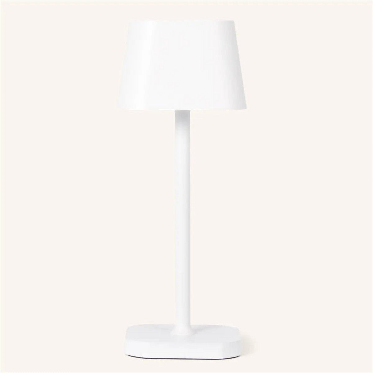 Lampada da tavolo bianca Ava ricaricabile | Lampada LED dimmerabile wireless con controllo touch | IP54 | 26 cm | Tavellio