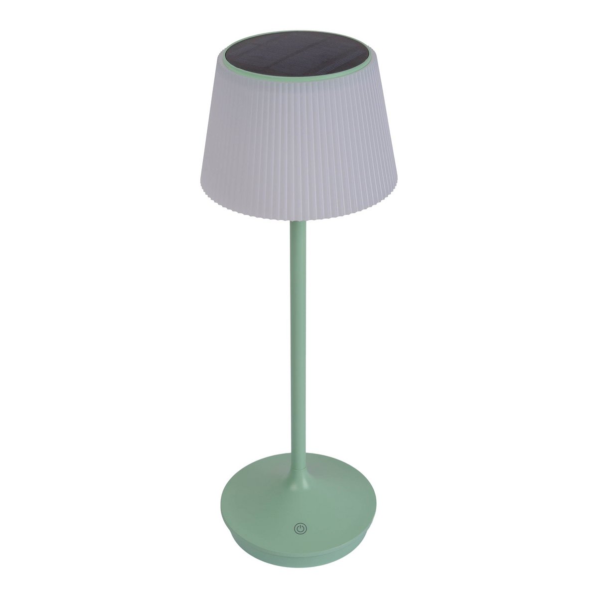 Dimbare solar tafellamp “Emmi” mintgroen | 38 cm hoog | Buitenlamp op batterij met CCT-lichtregeling en IP44 bescherming