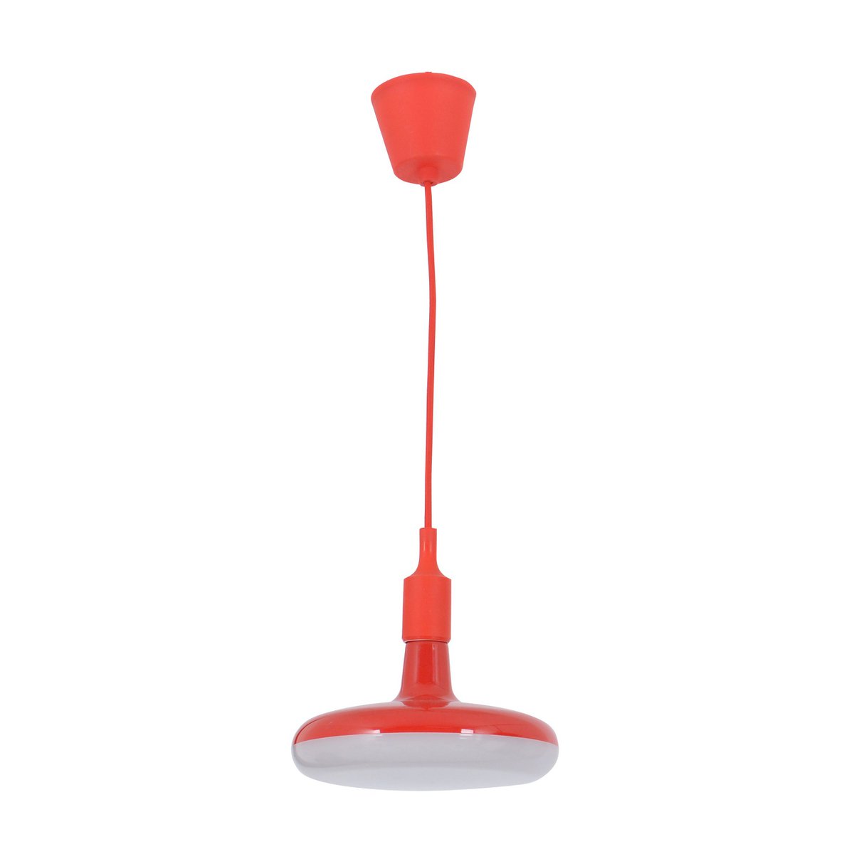 Lampada a sospensione LED Rode UFO con attacco E27 | Lampada a sospensione moderna in plastica Ø22 cm | Lampada inclusa | Per cucina, sala da pranzo o area di lavoro