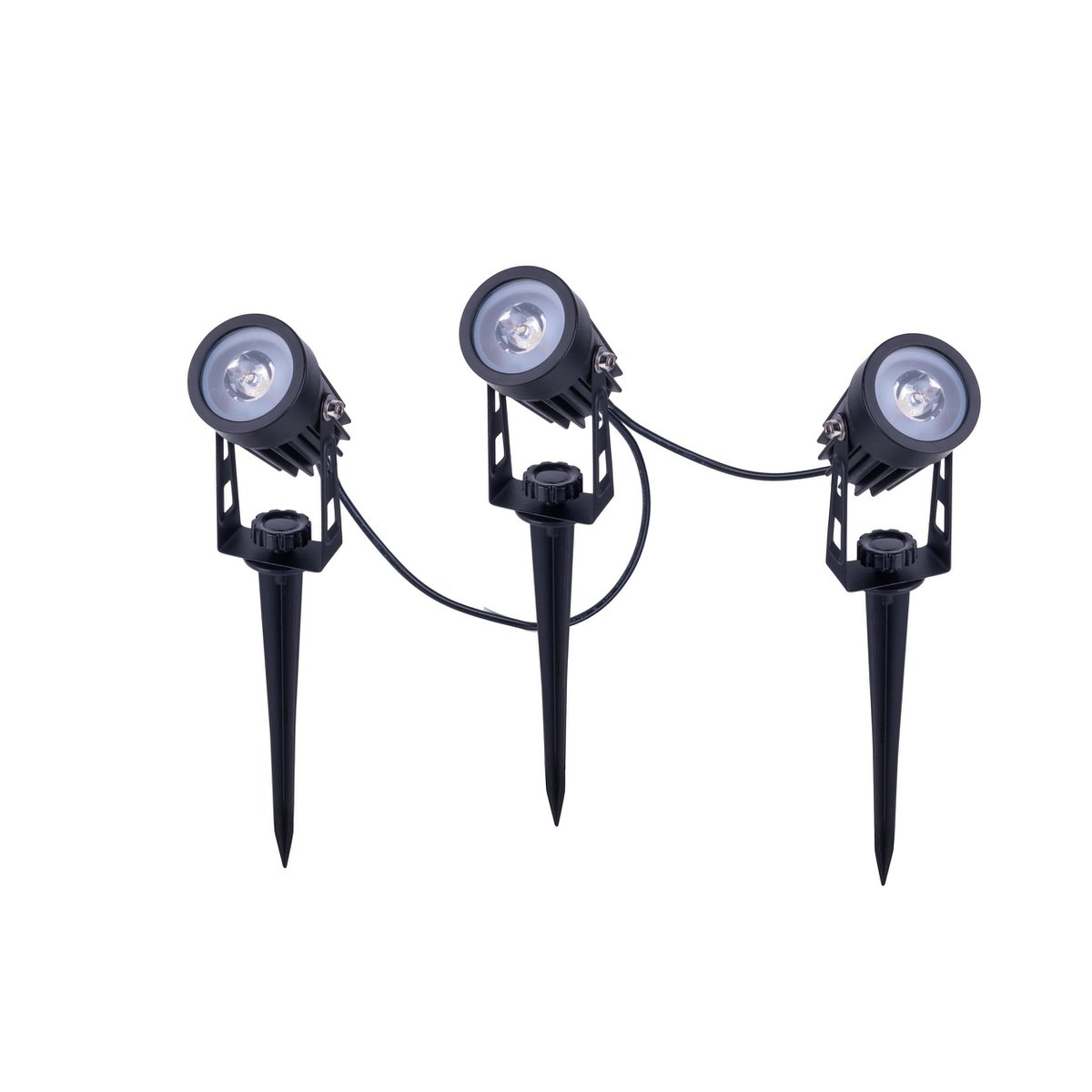 Solar LED Tuinverlichting Met Sensor Set 3 Lampen