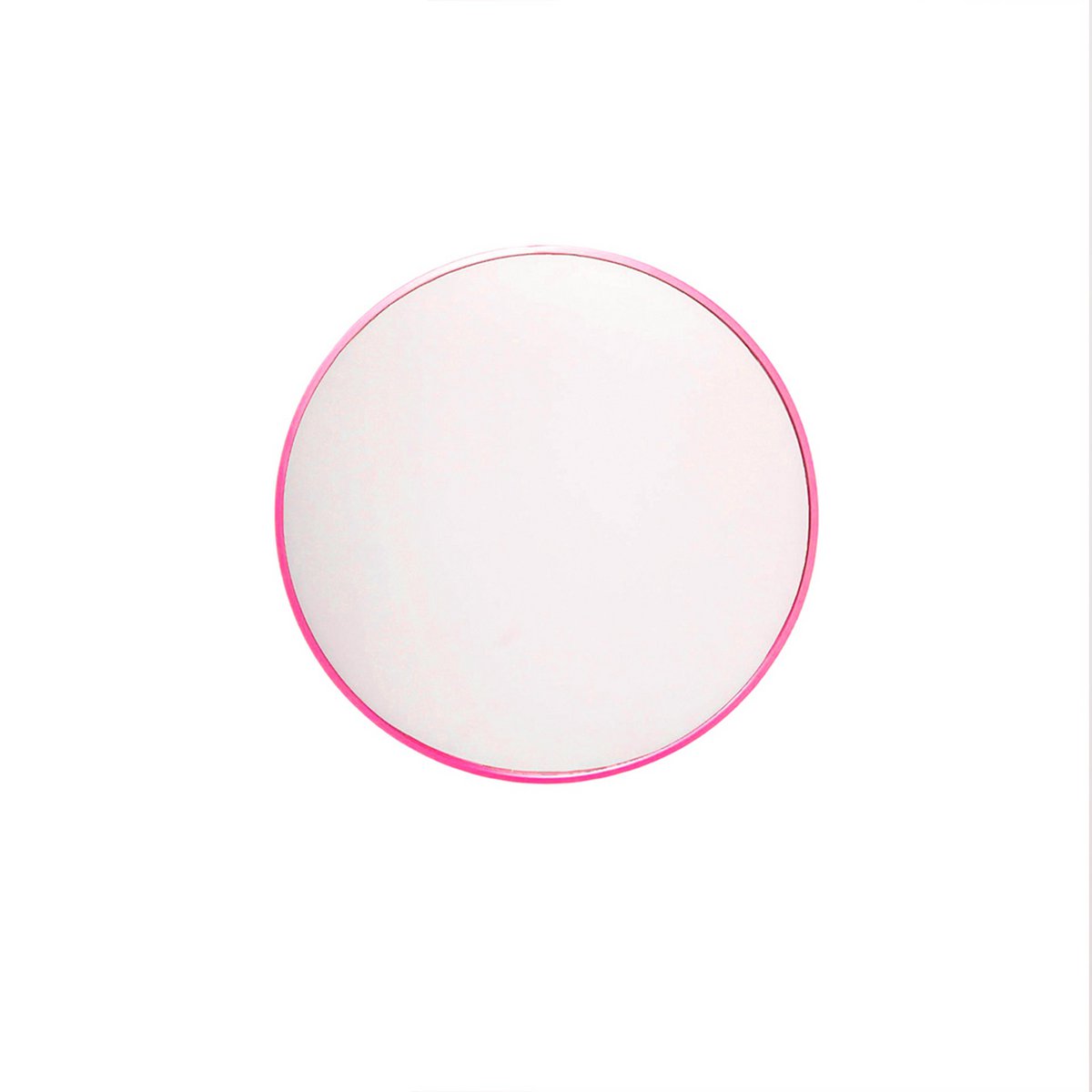 Ronde wandspiegel roze Ø40 cm | Metalen designspiegel modern en decoratief | Housevitamin